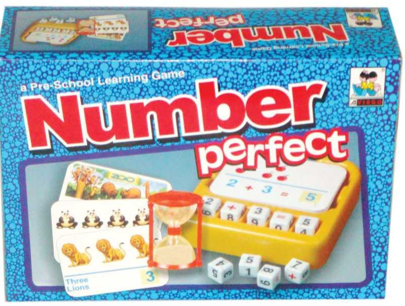 Virgo Toys Word Perfect Number Board Game