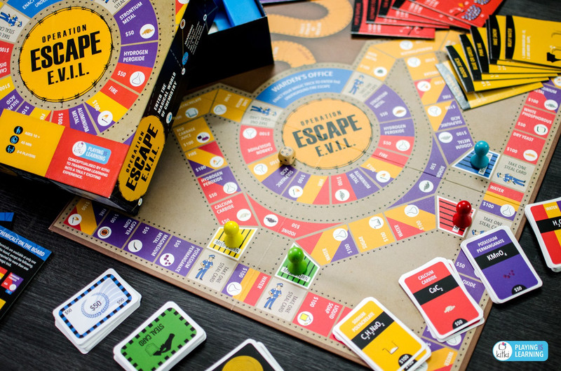 Kitki OPERATION ESCAPE EVIL Educational Game/Toy/Gift For Kids For Learning Chemistry Board Game