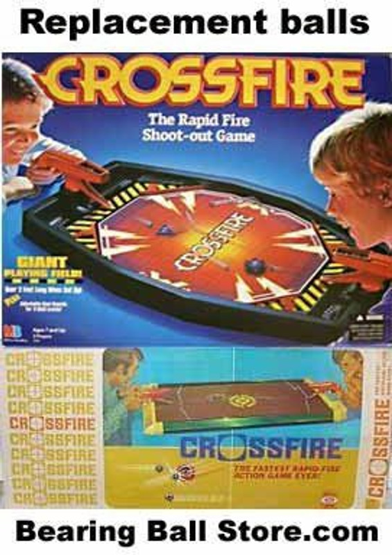 BC Precision 40 Replacement Milton Bradley Ideal Crossfire Steel Balls Board Game