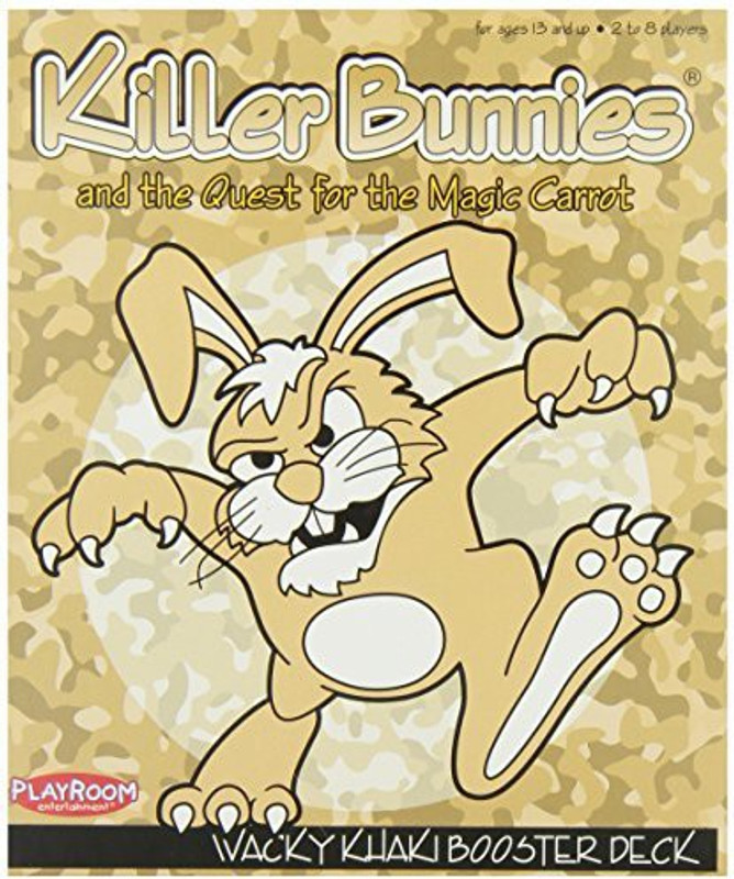 Playroom Entertainment Killer Bunnies Khaki Booster Board Game