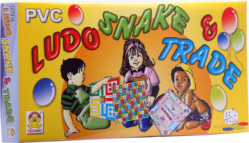 Techno Ludo Snake & Trade (Small) Board Game