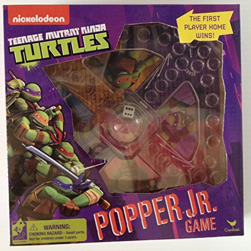 Nickelodeon Teenage Mutant Ninja Turtles Popper Jr Nick Jr Trouble Board Game