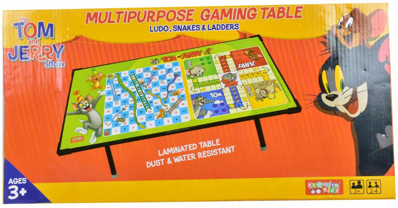Kreative Kids The Tom And Jerry Show-Multipurpose Gaming Table Board Game