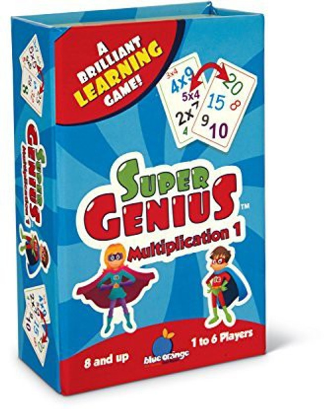 Blue Orange Super Genius Multiplication 1 Board Game