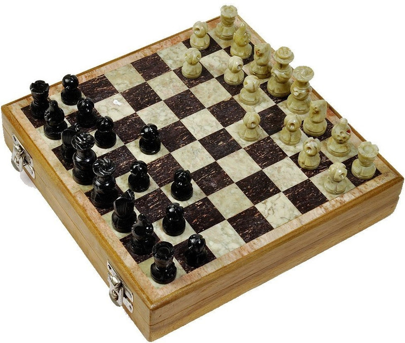 Artist Haat Masterfully Handcrafted With Makrana Marble ( 14*14 Inches) Board Game RS.1470 (72.00% Off) - Flipkart