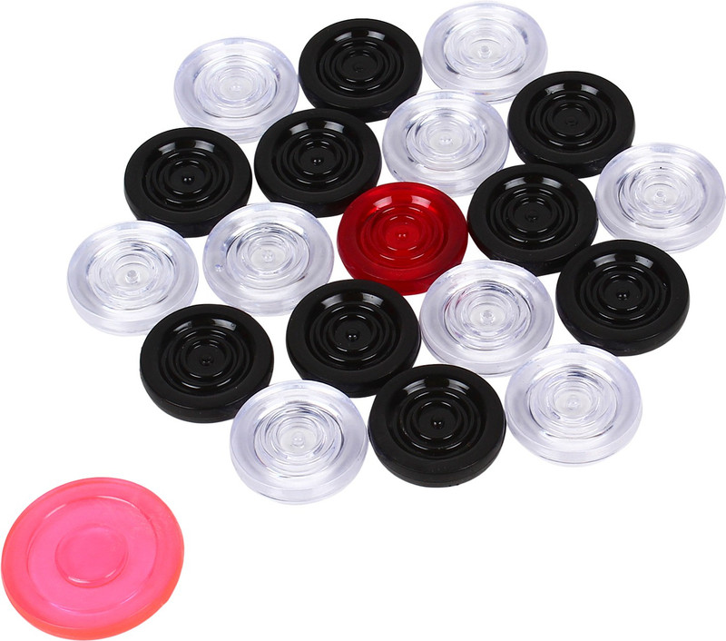 STC Transparent Carrom Coins Carrom Board Game