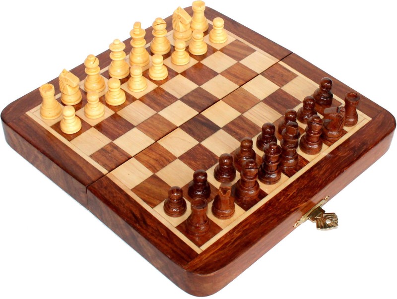 Stonkraft Collectible Wooden Folding Game Board, Wooden Magnetic Crafted Pieces 12 inch Chess Board(Multicolor) RS.1329 (52.00% Off) - Flipkart