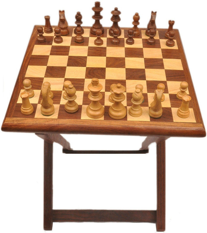 Artist Haat Chess Table With Sheesham Wood 30 cm Chess Board(Brown) RS.3999 (56.00% Off) - Flipkart