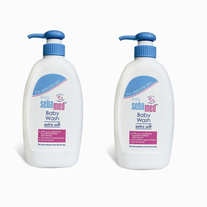 Sebamed Baby Wash 400 Ml Set Of 2(400 ml, Pack of 2)