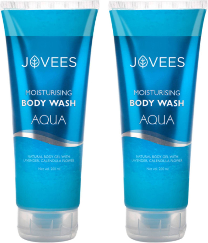 Jovees Moisturising Body Wash - Aque(400 ml, Pack of 2)