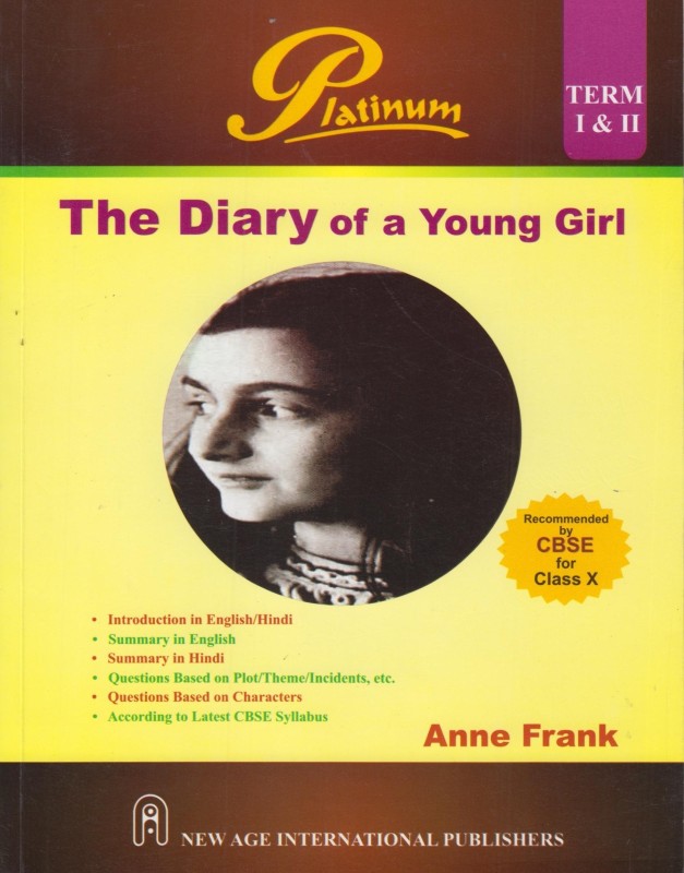 CBSE - The Diary of a Young Girl Term 1 & 2 (Class 10) 1st Edition(English, Paperback, Anne Frank)