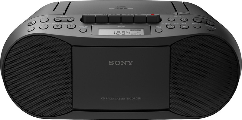 Sony CFD-S70 Boom Box(Black)