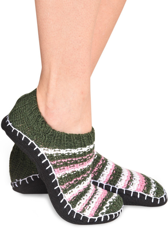 Senora LBT-3 D.GREEN Booties(Toe to Heel Length - 24 cm, Green)