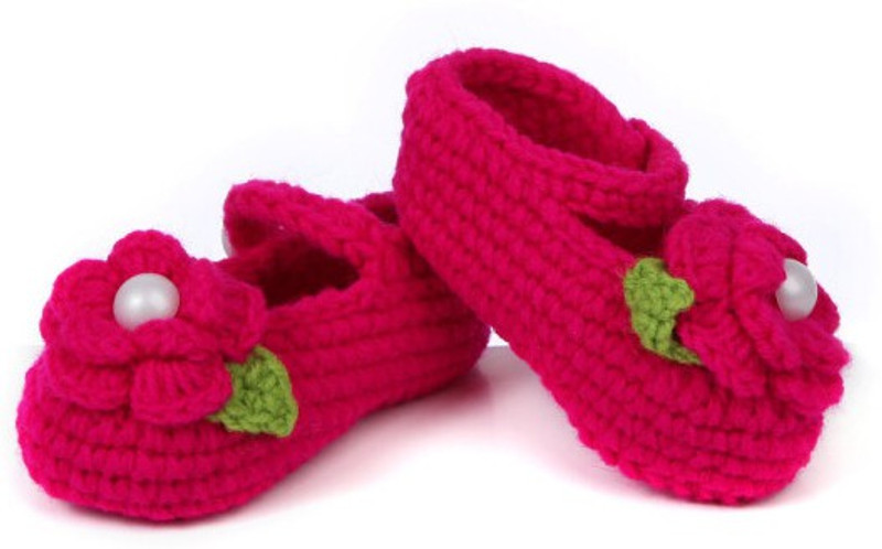 Pikaboo Booties(Toe to Heel Length - 11 cm, Pink)