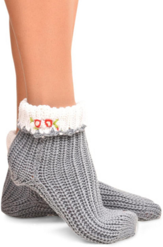 Senora LBT-2 GREY Booties(Toe to Heel Length - 24 cm, Grey)