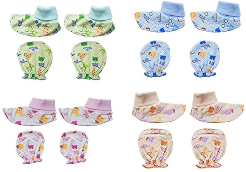 Nidhi Booties(Toe to Heel Length - 10 cm, Multicolor)