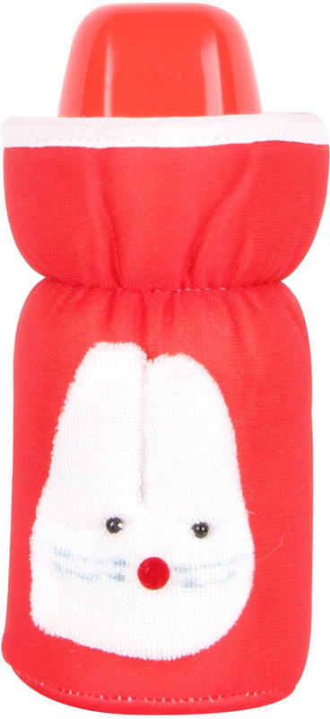 Ole Baby Popup Rabbit Small Bottle Cover(Red)