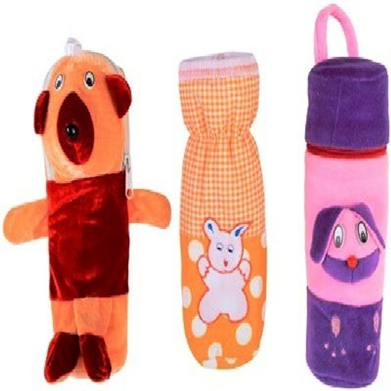 Chhote Janab BOTTLE COVER COMBO PACK-3(Multicolor)
