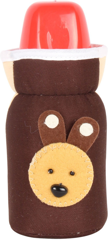 Ole Baby Dual Color Popup Mouse Small Bottle Cover(Brown, Cream)