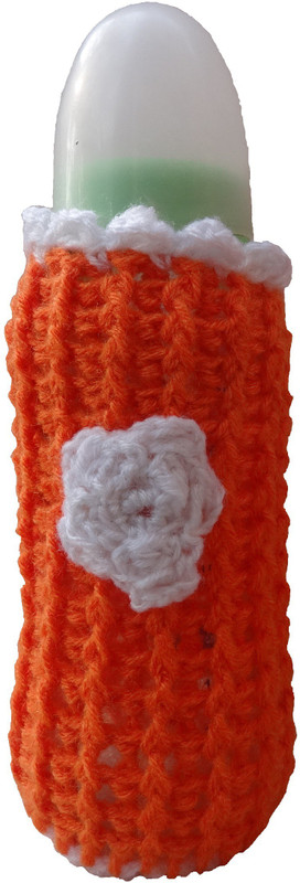 RMT1 Handmade Bottel Cover(Orange//White)