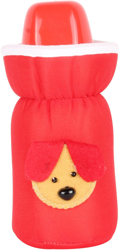 Ole Baby Popup Dog Small Bottle Cover(Red)