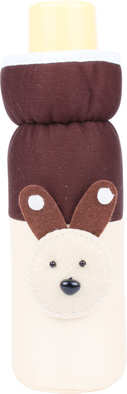 Ole Baby Dual Color Popup Cartoon Bottle Cover(Brown, Cream)