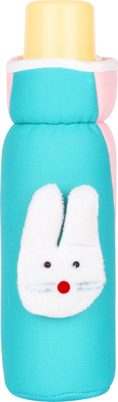 Ole Baby Dual Color Popup Rabbit Bottle Cover(Cyan, Light Pink)