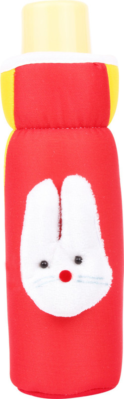 Ole Baby Dual Color Popup Rabbit Bottle Cover(Red, Yellow)