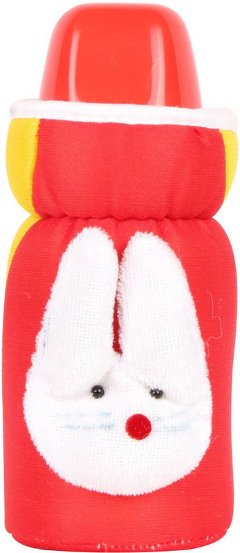 Ole Baby Dual Color Popup Rabbit Small Bottle Cover(Red, Yellow)