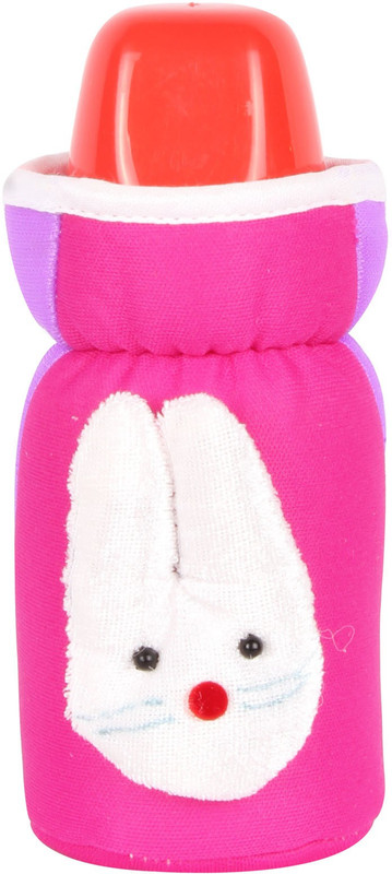 Ole Baby Dual Color Popup Rabbit Small Bottle Cover(Pink, Purple)