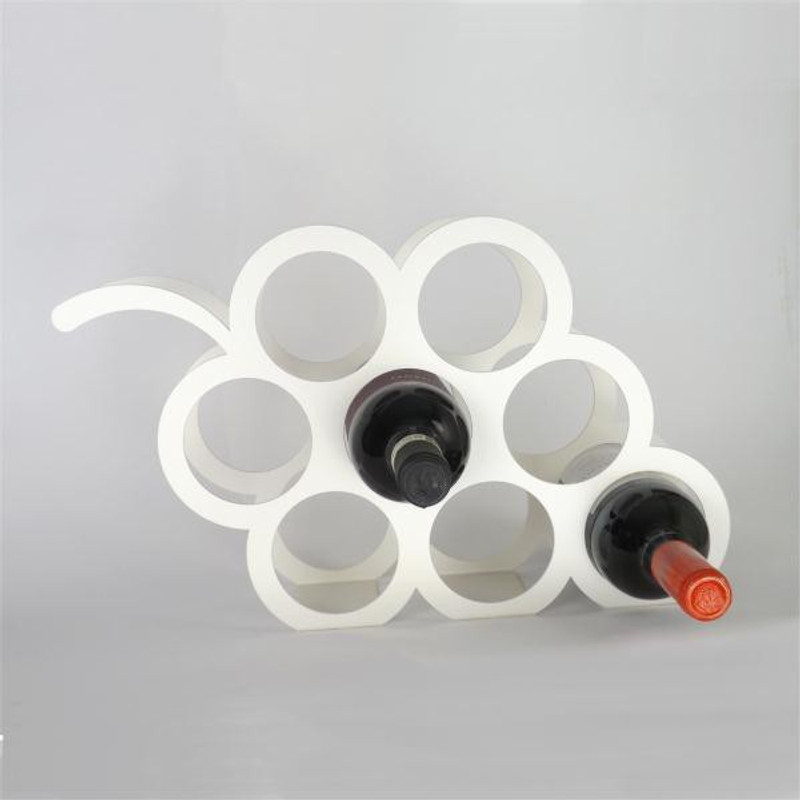 Infra Engineering Steel Wine Rack(White, Red, Yellow, Blue, Black, 8 Bottles)