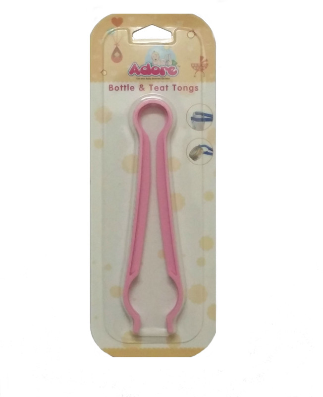 Adore Plastic Bottle & Teat Tongs(Pink)