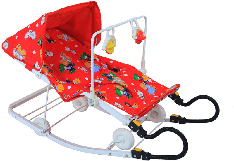 Infanto Multipurpose Bouncer Bouncer(Red)