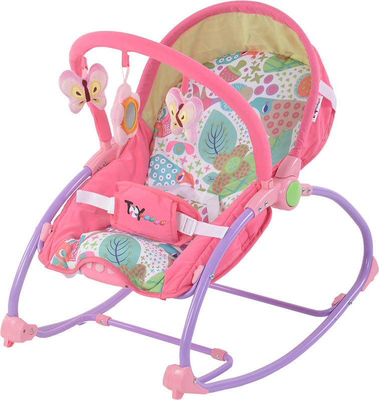 Toy House 3 in Rocking Chair cum Bouncer Rocker and Bouncer(Pink)