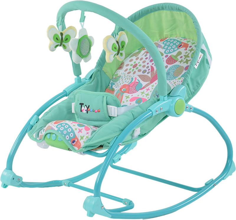 Toy House 3 in Rocking Chair cum Bouncer Rocker and Bouncer(Green)