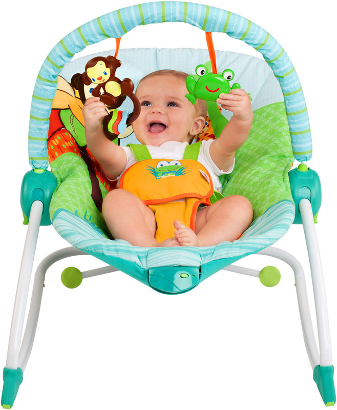 Bright Starts 3-in-1 Baby to Big Kid Rocker Rocker(Multicolor)