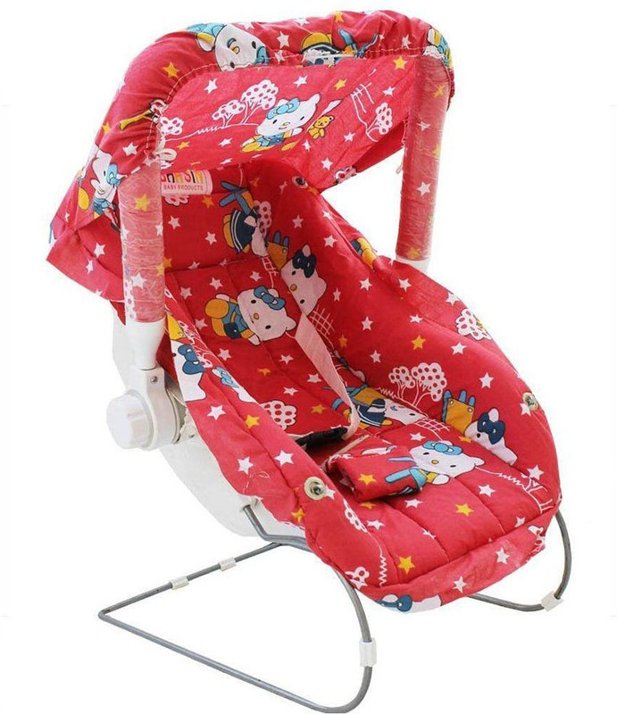 At Nine Baby 11 in 1 Carrycot Bouncer(Red)