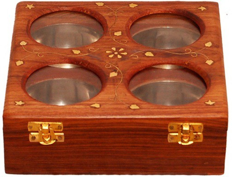 fabulo Wood Bowl Set(Brown)