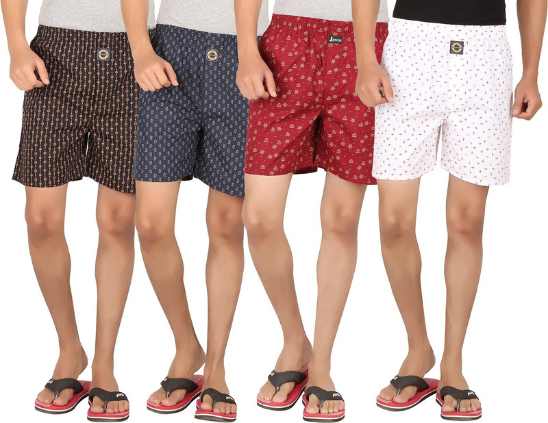 Joven Printed Men Boxer(Pack of 4)