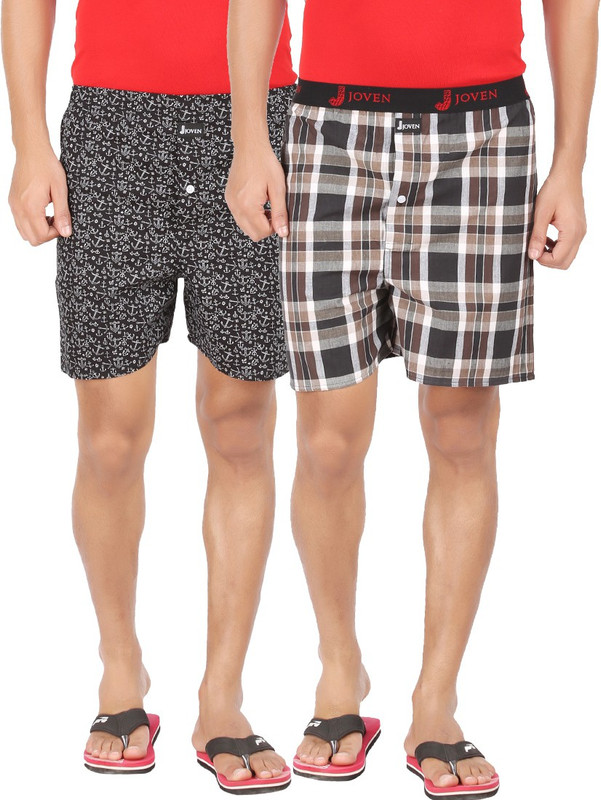 Joven M-73 Checkered Men Boxer(Pack of 2)