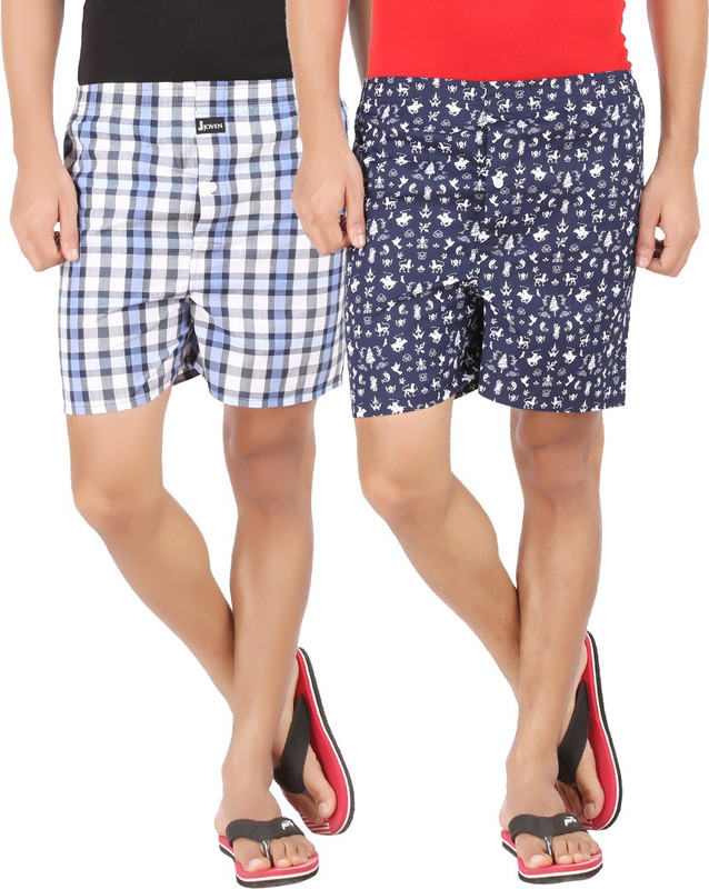 Joven ML-26 Checkered Men Boxer(Pack of 2)