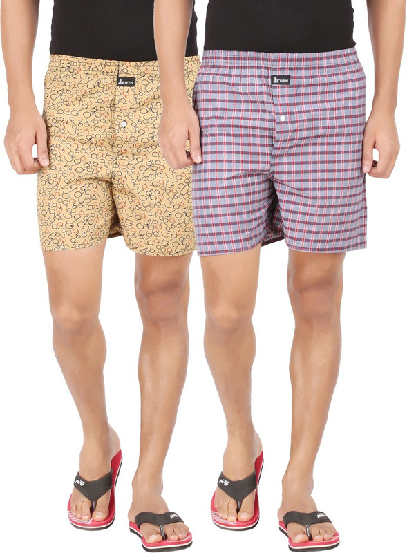 Joven ML-27 Checkered Men Boxer(Pack of 2)