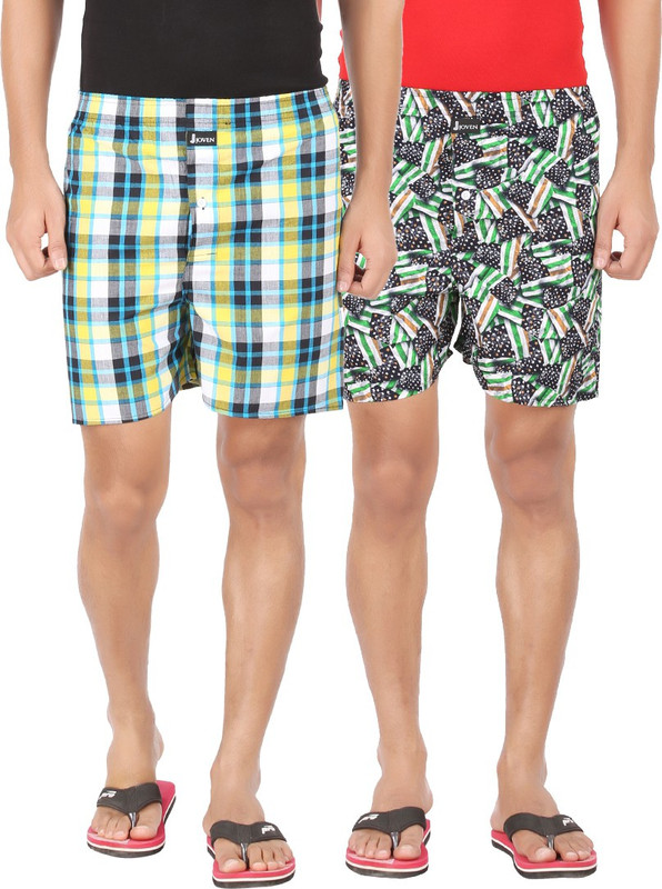 Joven ML-29 Checkered Men Boxer(Pack of 2)