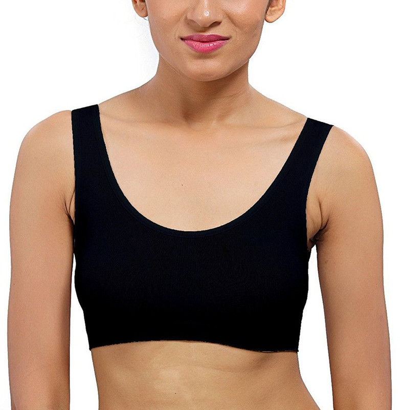 Apraa Women Sports Bra(Black)