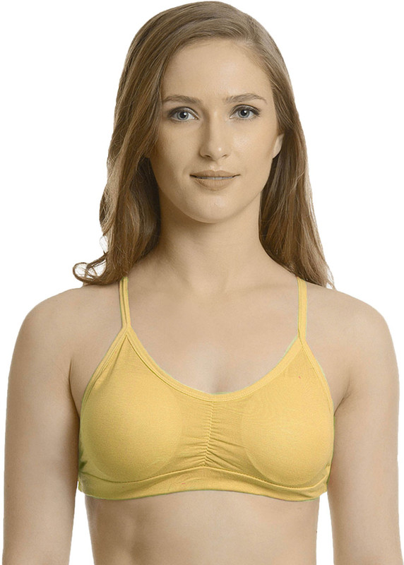 Secret World Women Sports Lightly Padded Bra(Beige)