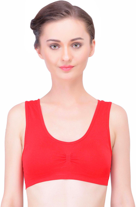 Lure Wear Women Sports Non Padded Bra(Red)