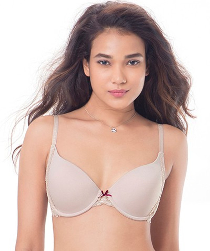 PrettySecrets Women Push-up Heavily Padded Bra(Beige)