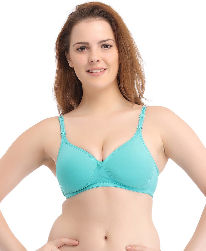 Clovia Women Full Coverage Lightly Padded Bra(Blue)