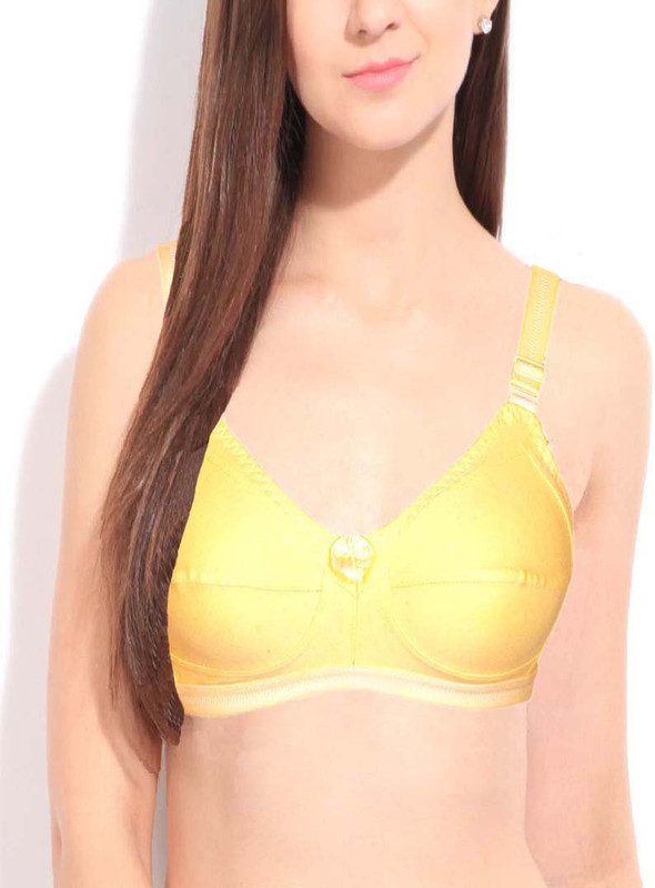 Teeny Bopper Fashion Women Full Coverage Bra(Yellow)