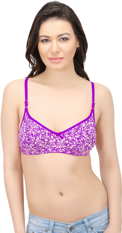 Viral Girl Women Full Coverage Bra(Purple)